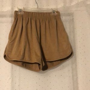 SABO SKIRT suede shorts